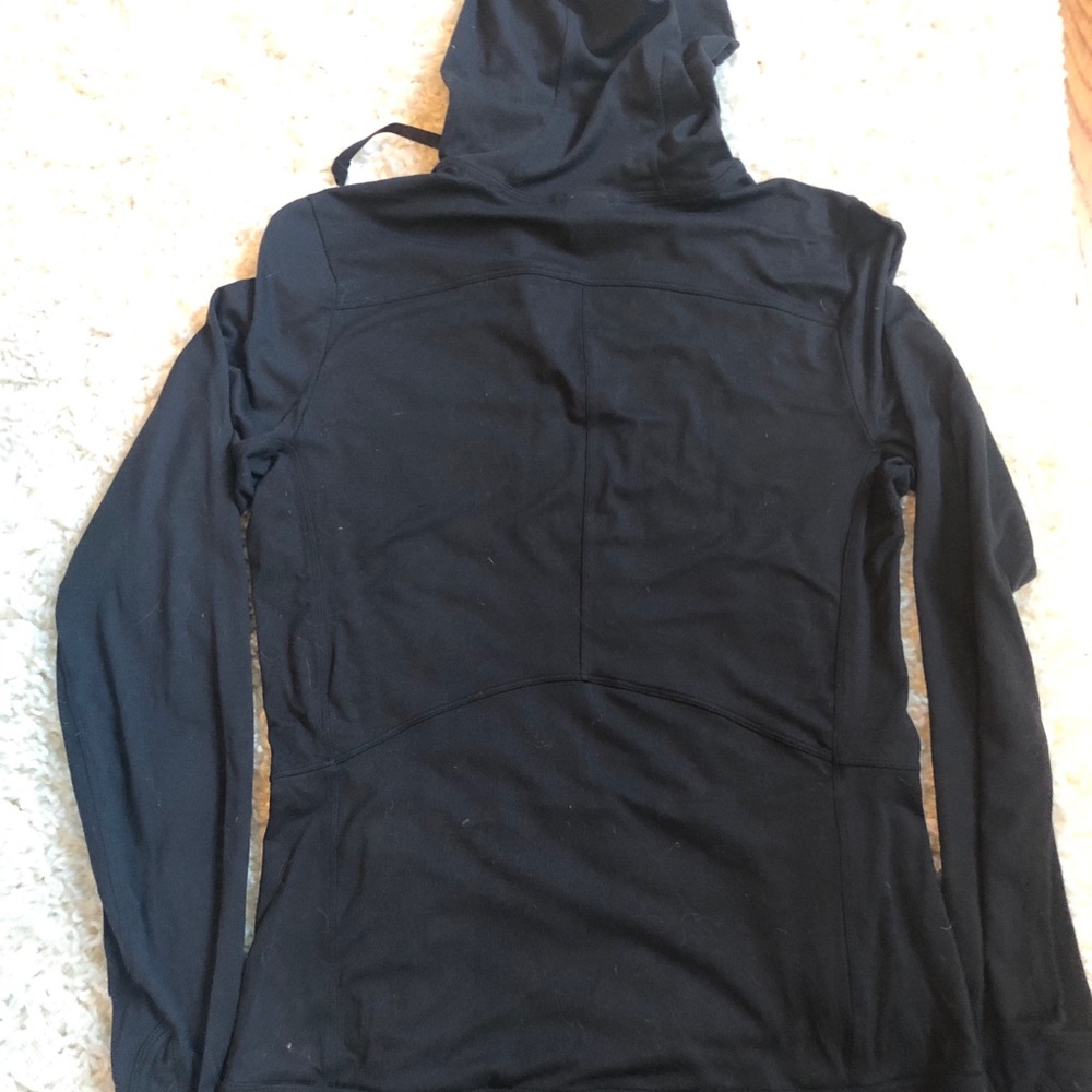North Face Women’s Nylon Hoodie Black Sz Small